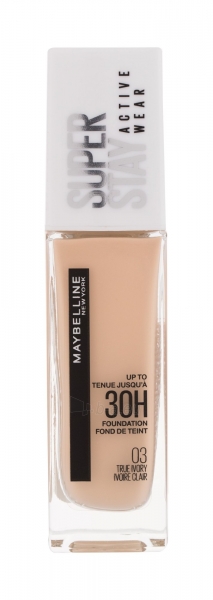 Makiažo pagrindas Maybelline Superstay 03 True Ivory Active Wear Makeup 30ml 30H paveikslėlis 1 iš 2