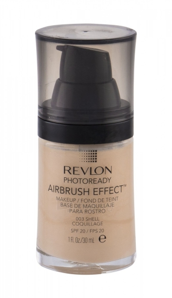 Makiažo pagrindas Revlon Photoready Airbrush Effect Makeup SPF20 Cosmetic 30ml Shade 003 Shell paveikslėlis 3 iš 3