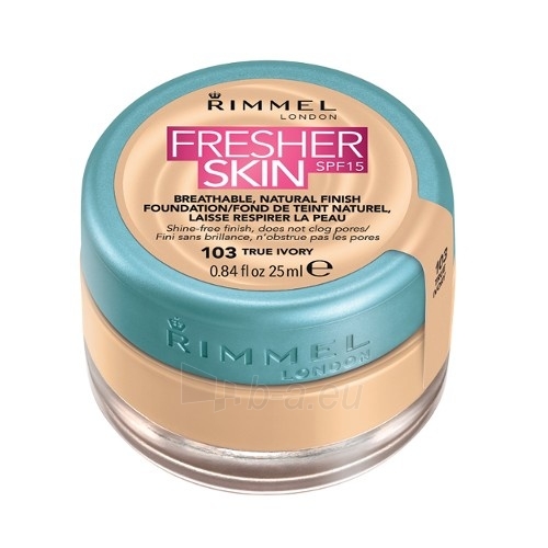 Makiažo pagrindas Rimmel Ultralight makeup with SPF 15 (Fresher Skin Breathable Natural Finish Foundation) 25 ml Shade 010 paveikslėlis 1 iš 1