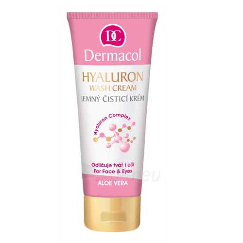 Makiažo valiklis Dermacol 3D Hyalluron Therapy (Wash Cream For Face & Eyes) 100 ml paveikslėlis 1 iš 1