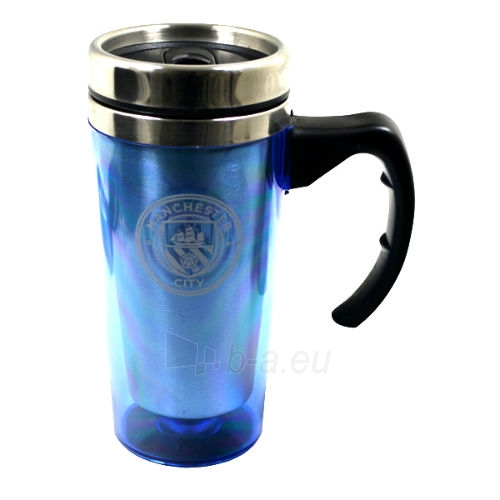 Manchester City F.C. kelioninis puodelis (Su rankena) paveikslėlis 2 iš 2