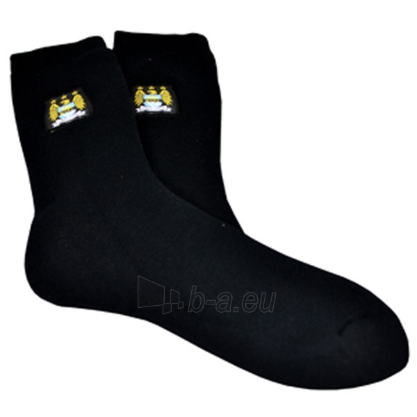 Manchester City F.C. kojinės (Termo, juodos) paveikslėlis 1 iš 2