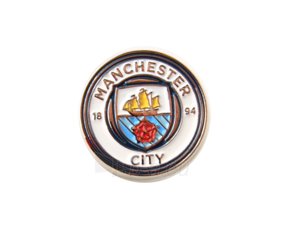 Manchester City F.C. prisegamas ženklelis (Logotipas) paveikslėlis 2 iš 2