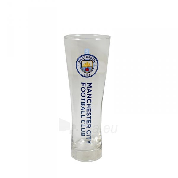 Manchester City F.C. stiklinė alaus taurė. paveikslėlis 1 iš 2