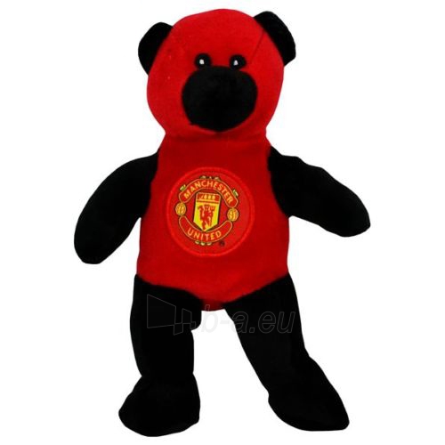 Manchester United F.C. pliušinis meškiukas (juoda/raudona) paveikslėlis 1 iš 2