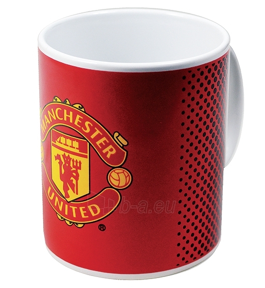 Manchester United F.C. puodelis (Raudonas/Juodas) paveikslėlis 1 iš 5