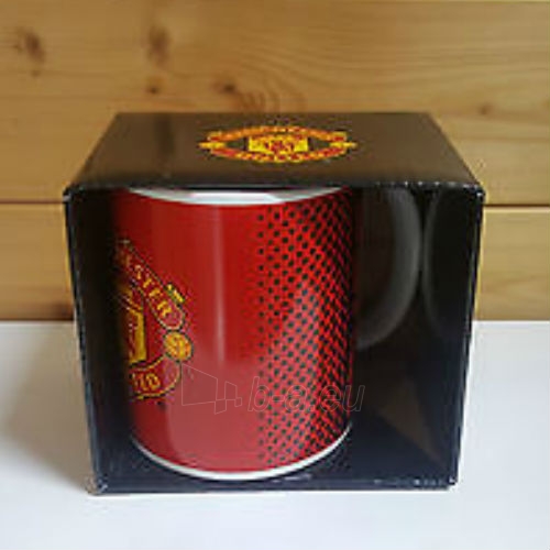 Manchester United F.C. puodelis (Raudonas/Juodas) paveikslėlis 4 iš 5