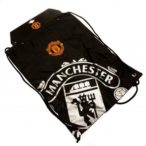 Manchester United F.C. sportinis maišelis (Juodas) paveikslėlis 3 iš 3
