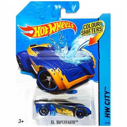 Mašinėlė Mattel Hot Wheels EL Super Fasto BHR28 / BHR15 paveikslėlis 1 iš 1
