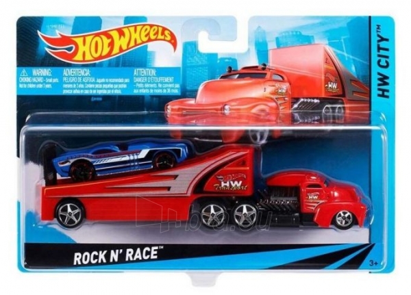 Mašinėlės trasai BDW59 / BDW51 Hot Wheels Super Rigs Rock Race Vehicle paveikslėlis 1 iš 2