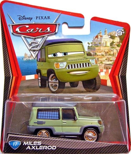 Mašinytė Mattel V2868 (V2867,V2863,V3615) Disney Cars LIGHTNING McQUEEN and FRANCESCO BERNOULLI CLIFFSIDE CHALLENGE paveikslėlis 2 iš 2