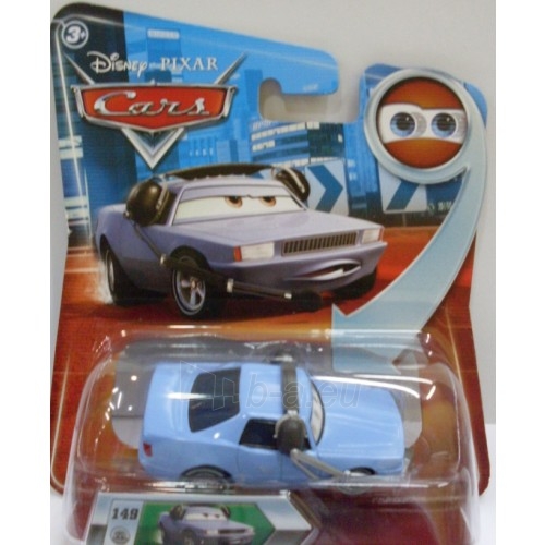 Mašinytė Mattel V2868 (V2867,V2863,V3615) Disney Cars LIGHTNING McQUEEN and FRANCESCO BERNOULLI CLIFFSIDE CHALLENGE paveikslėlis 1 iš 1