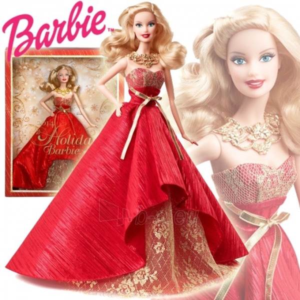 Mattel Barbie Collector 2014 Holiday Doll BDH13 paveikslėlis 1 iš 5