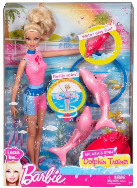 Lėlė Barbie I Can Be Dolphin Trainer X8380 Mattel paveikslėlis 2 iš 2