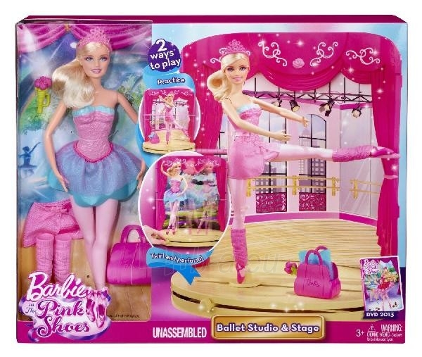 Mattel Barbie Y8517 Ballet Studio paveikslėlis 1 iš 4