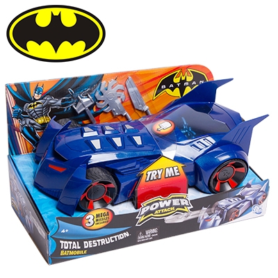 Mattel Batman W7232 Batman Power Attack Total Destruction Batmobile paveikslėlis 1 iš 5
