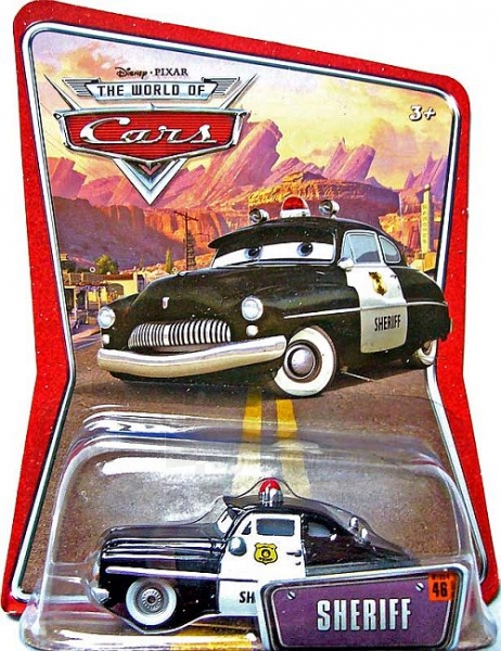 Mattel Y7199 / W1938 Disney Cars SHERIFF Cars 2 paveikslėlis 1 iš 1