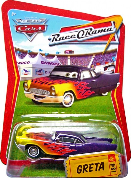 Mattel Y7241 / W1938 Disney Cars GRETA Cars 2 paveikslėlis 1 iš 1