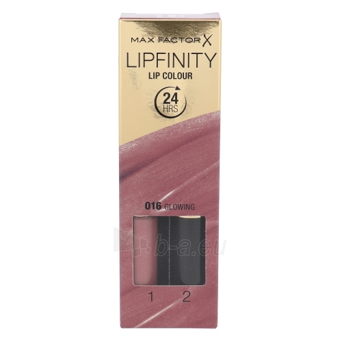 Lūpų dažai Max Factor Lipfinity Lip Colour Cosmetic 4,2g 016 Glowing paveikslėlis 1 iš 1