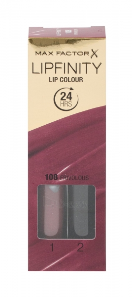Lūpų dažai Max Factor Lipfinity Lip Colour Cosmetic 4,2g 108 Frivolous paveikslėlis 2 iš 2