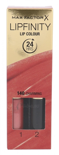 Lūpų dažai Max Factor Lipfinity Lip Colour Cosmetic 4,2g 140 Charming paveikslėlis 1 iš 2