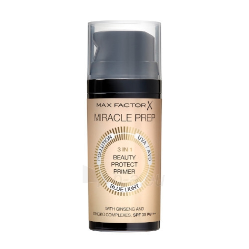Max Factor Miracle Prep SPF 30 (3 In 1 Beauty Protect Primer) 30 ml paveikslėlis 1 iš 1