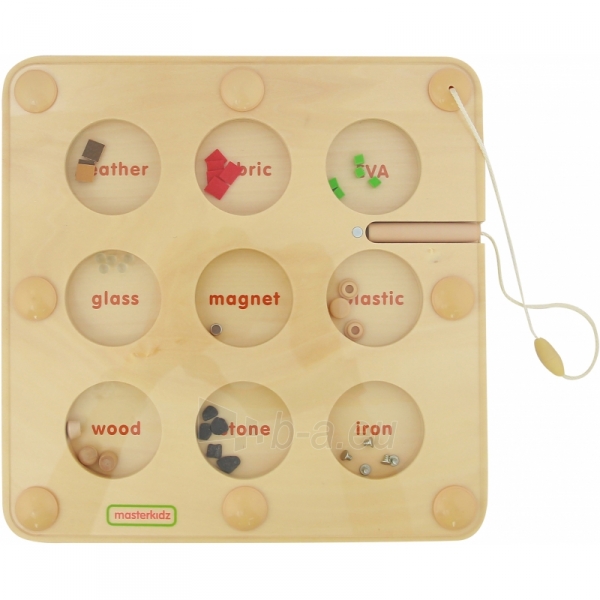Medinis magnetinis edukacinis žaidimas vaikams | Masterkidz MK08893 paveikslėlis 1 iš 6