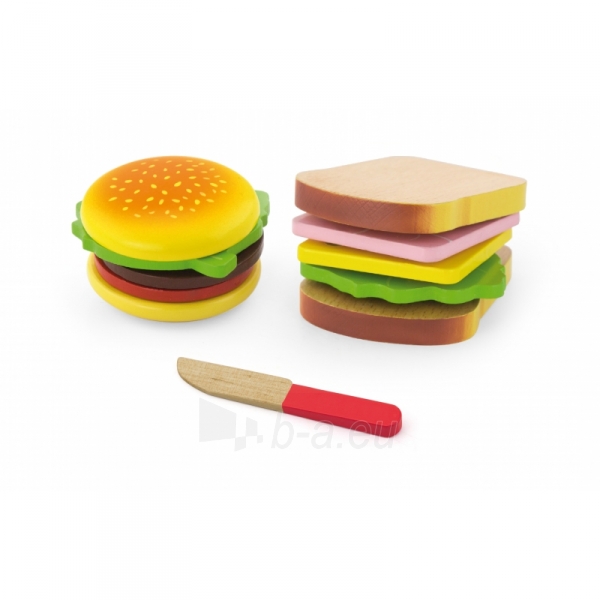 Medinis maisto rinkinys - Hamburger paveikslėlis 4 iš 4
