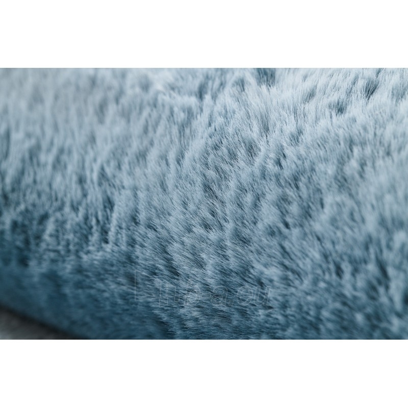 Mėlynas kailio imitacijos kilimas POSH | 50x80 cm paveikslėlis 15 iš 17