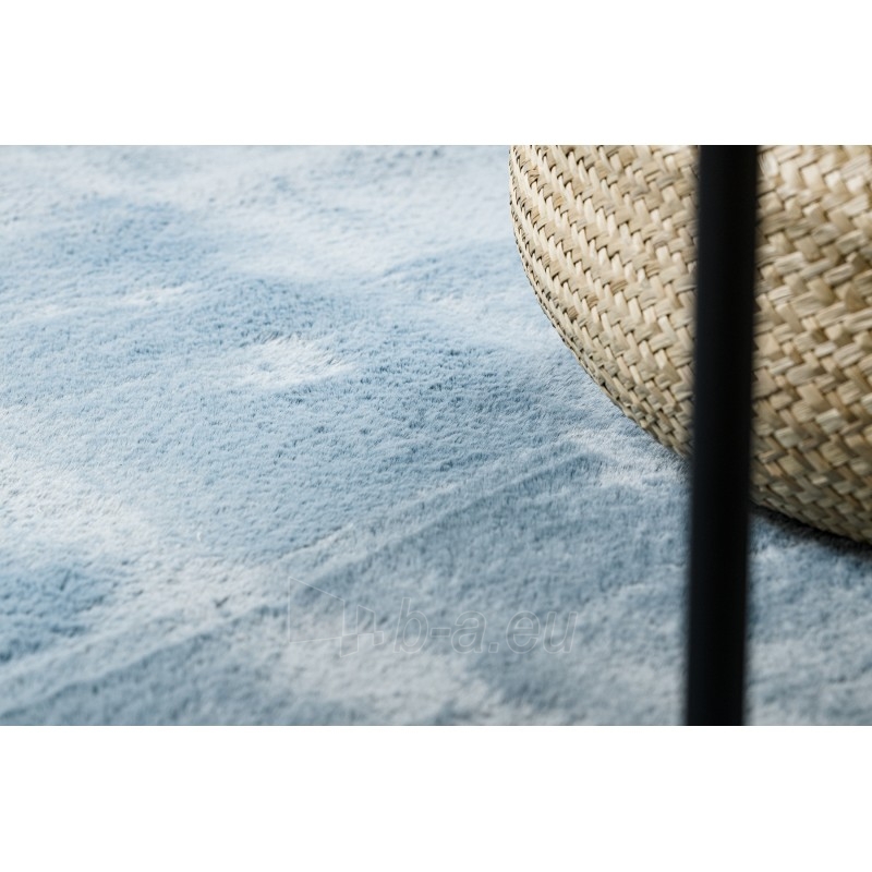 Mėlynas kailio imitacijos kilimas POSH | 80x150 cm paveikslėlis 10 iš 17