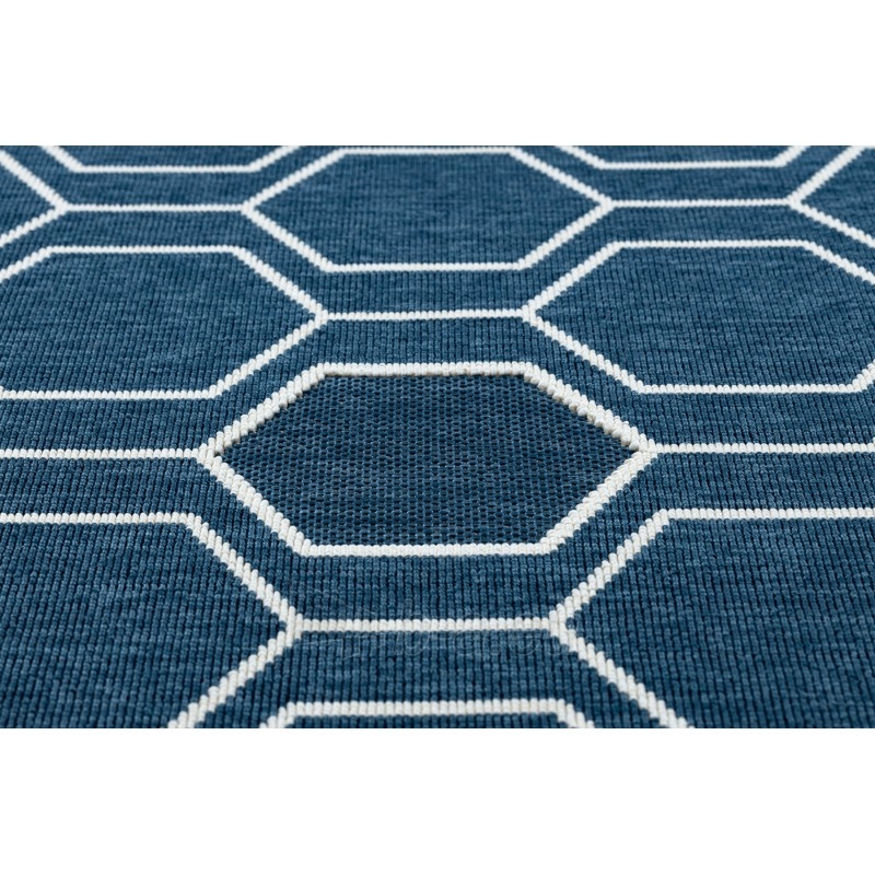Mėlynos spalvos kilimas SPRING Geometry | 120x170 cm paveikslėlis 6 iš 16