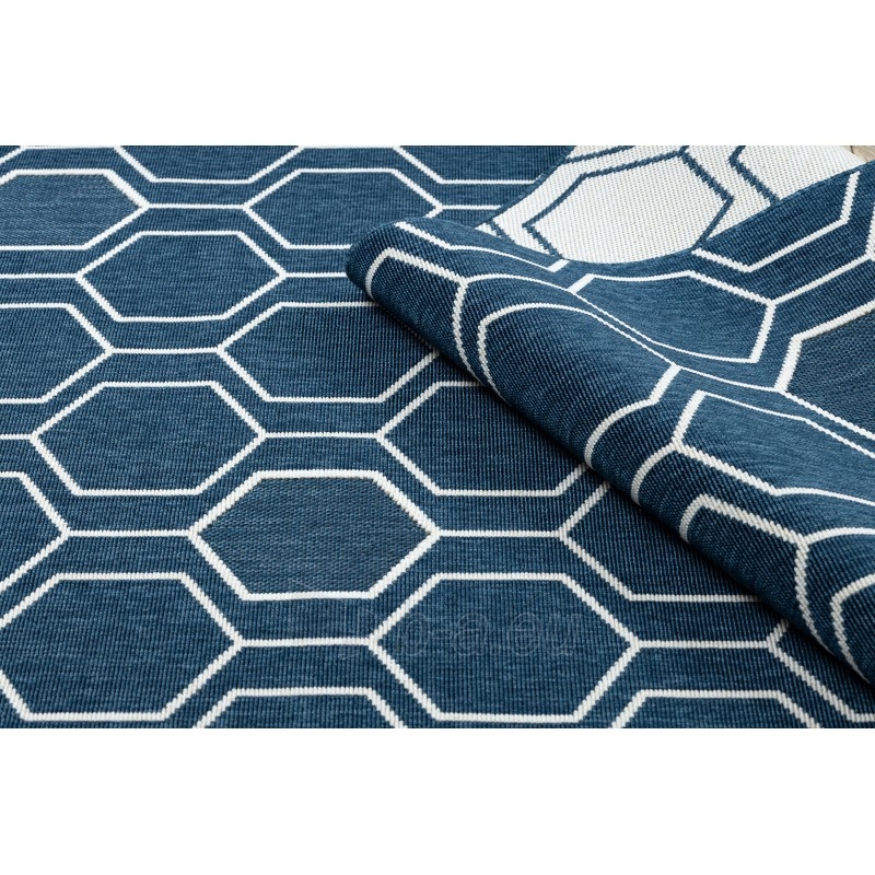 Mėlynos spalvos kilimas SPRING Geometry | 200x290 cm paveikslėlis 12 iš 16