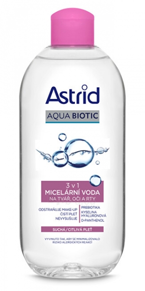 Micelinis vanduo Astrid 3in1 micellar water for dry and sensitive skin Soft Skin 400 ml paveikslėlis 1 iš 1