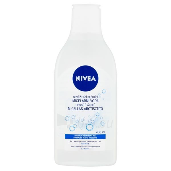 Micelinis vanduo Nivea Careful micellar water for dry and sensitive skin (Caring Micellar Water) 400 ml paveikslėlis 1 iš 6