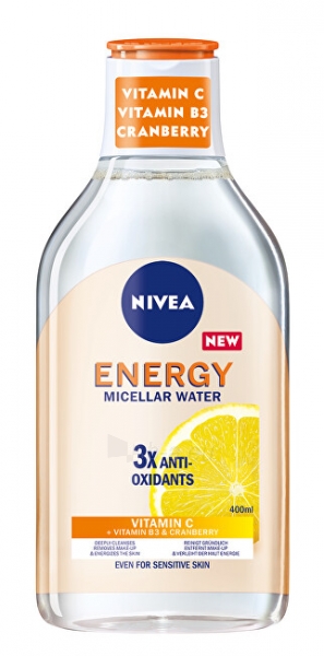 Micelinis vanduo Nivea Energizing Micellar Water Energy (Micellar Water) 400 ml paveikslėlis 1 iš 3