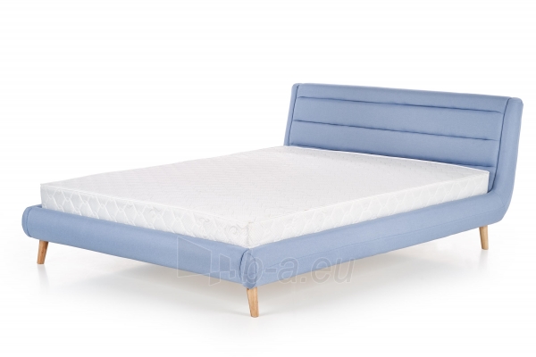 Miegamojo lova ELANDA 140 mėlyna paveikslėlis 4 iš 9