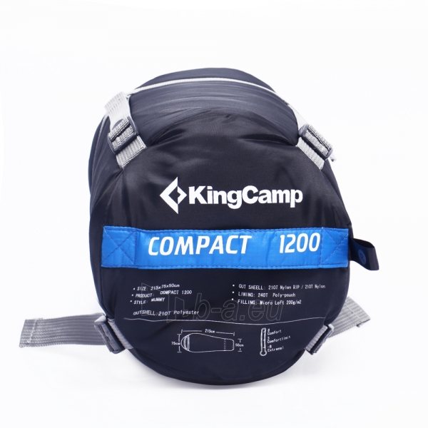 Miegmaišis KingCamp Compact 1200 paveikslėlis 16 iš 20