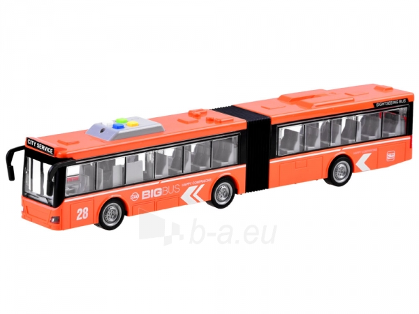 Miesto autobusas, 44 cm ilgio, oranžinis paveikslėlis 8 iš 9