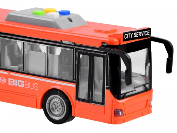 Miesto autobusas, 44 cm ilgio, oranžinis paveikslėlis 9 iš 9