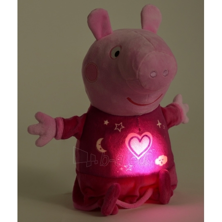 Migdukas vaikams | Peppa Pig pliušinis paršelis 25 cm su lopšine ir šviesos efektais | Simba paveikslėlis 3 iš 6