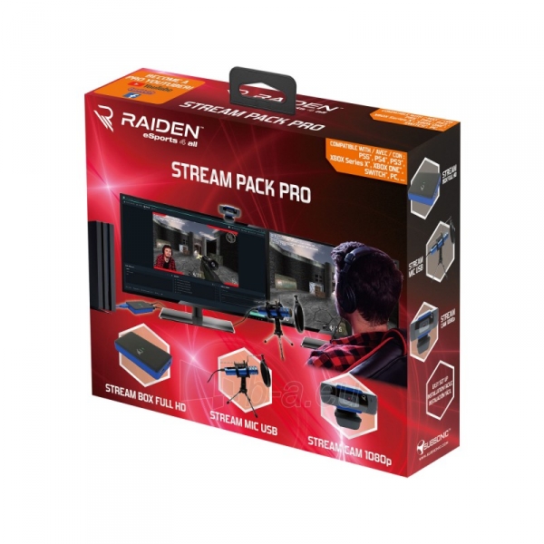 Mikrofonas Subsonic Stream Pack Pro paveikslėlis 6 iš 6
