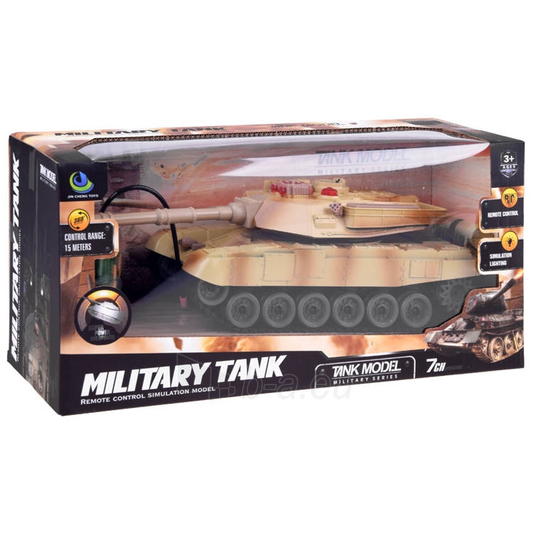 Military Tank nuotoliniu būdu valdomas tankas paveikslėlis 1 iš 1