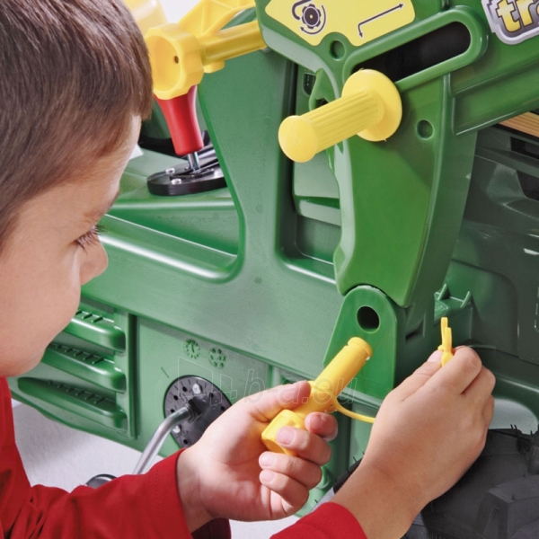Minamas Traktoriaus Rolly Toys pedalinis traktorius John Deere 3-8 metai paveikslėlis 7 iš 7