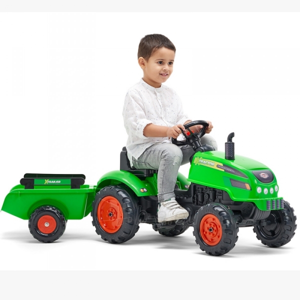 Minamas traktorius Falk X, žalias paveikslėlis 6 iš 6