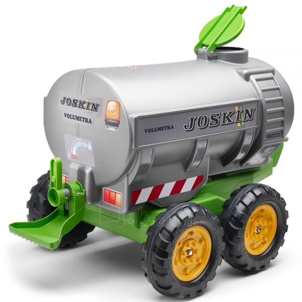 Minamo Falk traktoriaus priedas - vandens cisterna, žalia paveikslėlis 1 iš 13