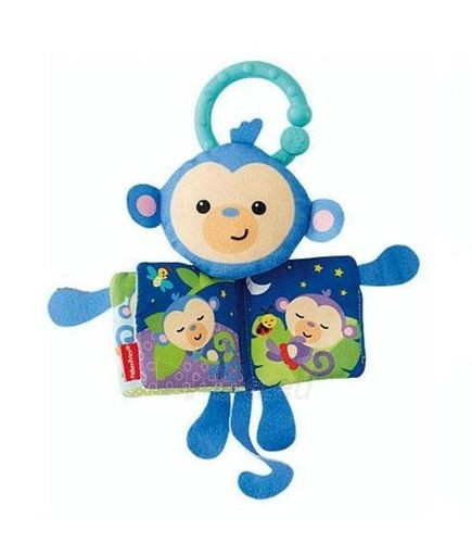 Minkšta knygutė-beždžionė CBH87 / CCG04 Fisher Price Mattel paveikslėlis 3 iš 6