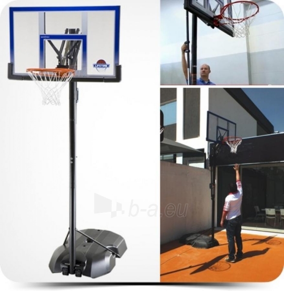Mobilus krepšinio stovas LIFETIME 90000 (2.45 - 3.05 m) paveikslėlis 5 iš 5