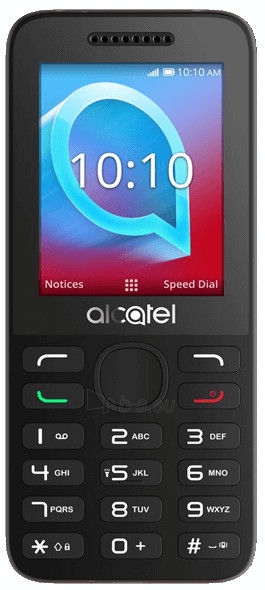Mobile phone Alcatel 2038X Cocoa Gray paveikslėlis 1 iš 4