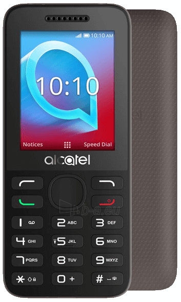 Mobile phone Alcatel 2038X Cocoa Gray paveikslėlis 3 iš 4