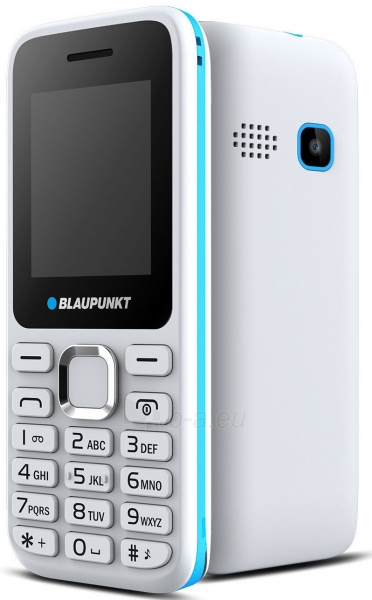 Mobilus telefonas Blaupunkt FM 02 Dual white ENG paveikslėlis 2 iš 2